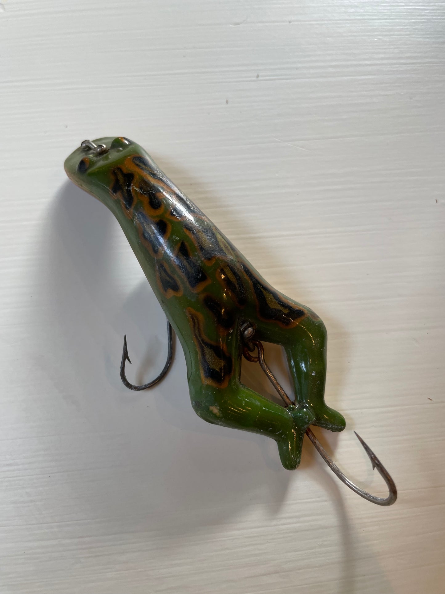 Vintage Heddon Leg Luny Frog Minnow Antique Fishing Lure 3509 B