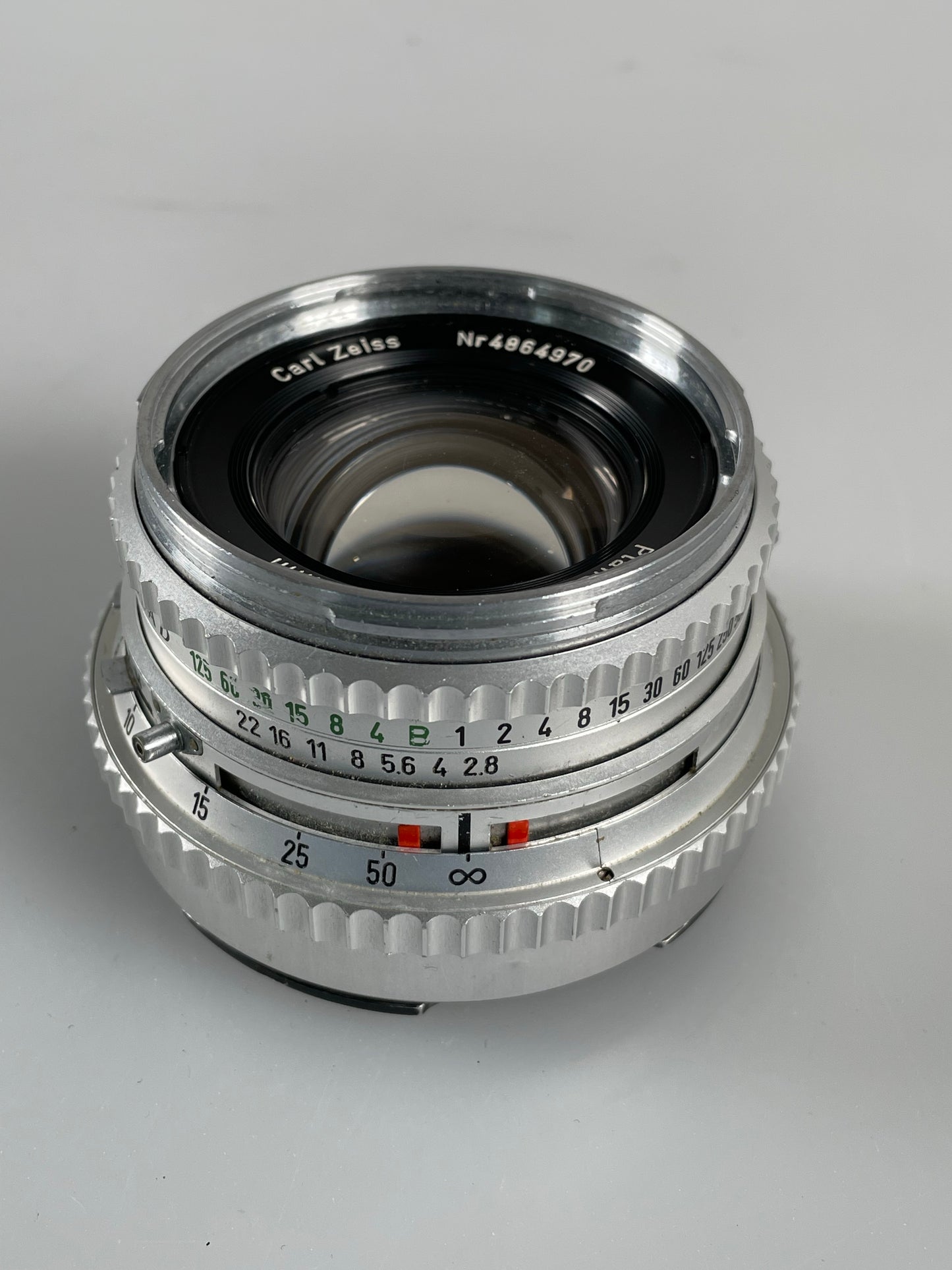 Hasselblad Carl Zeiss planar C 80mm F2.8 lens chrome silver