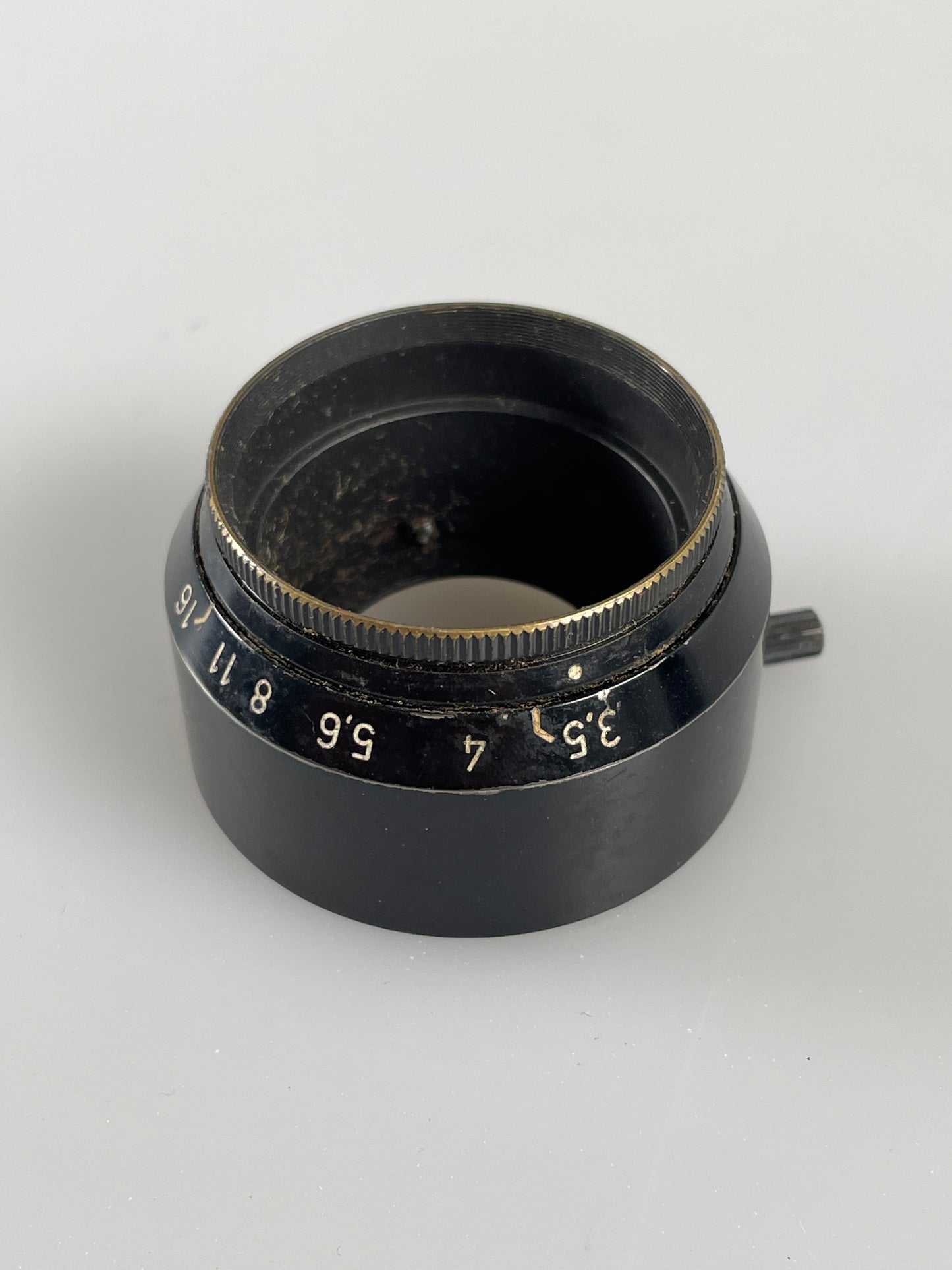 Leitz Wetzlar VALOO Lens Hood w/ Aperture Control for 5cm Elmar