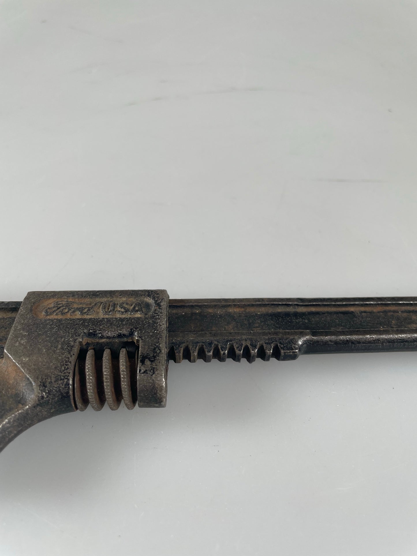 VINTAGE 8 INCH FORD USA ADJUSTABLE MONKEY WRENCH