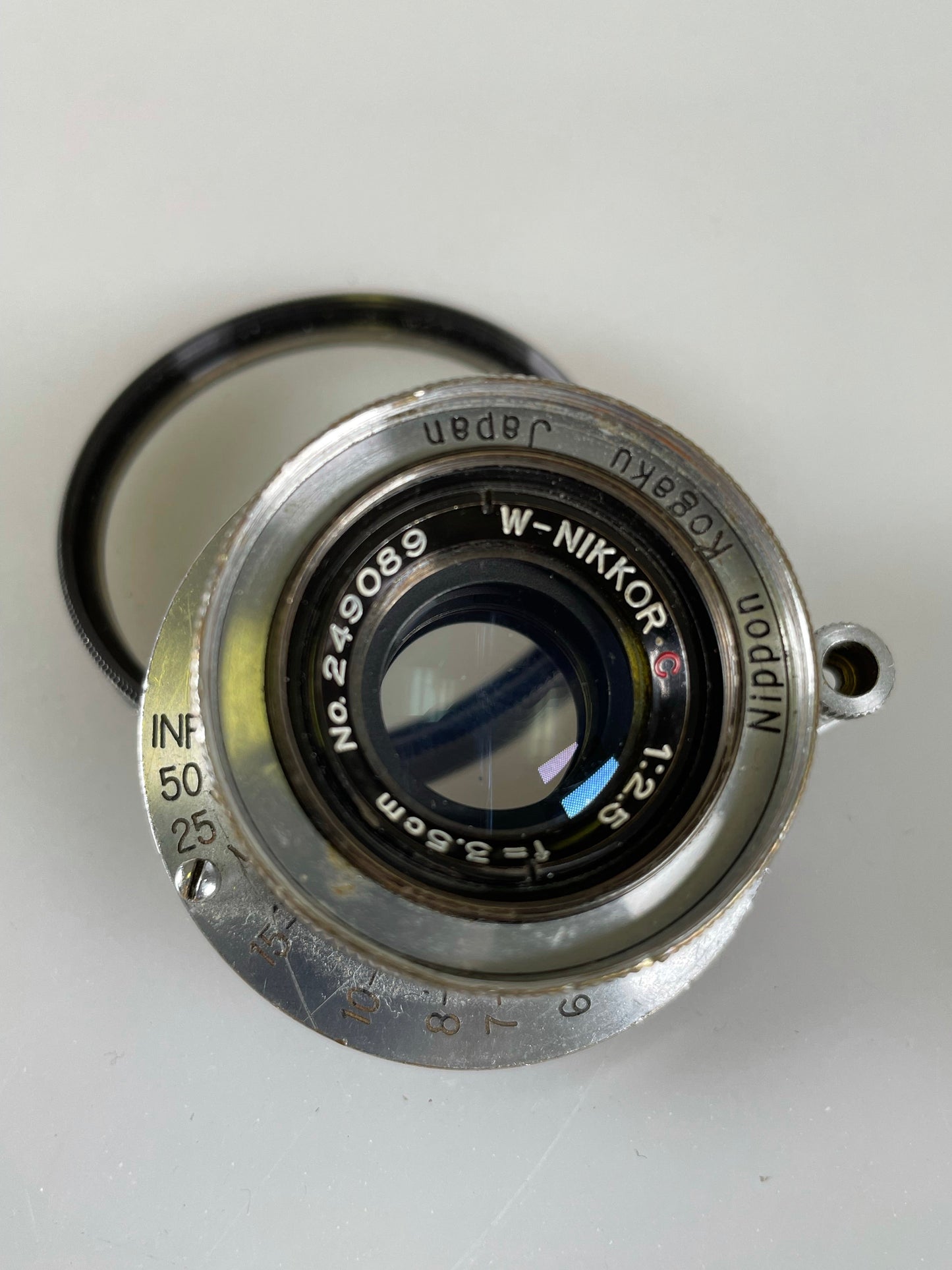 NIKON W-Nikkor.C 35mm 3.5cm F2.5 Leica L39 LTM Lens Rangefinder
