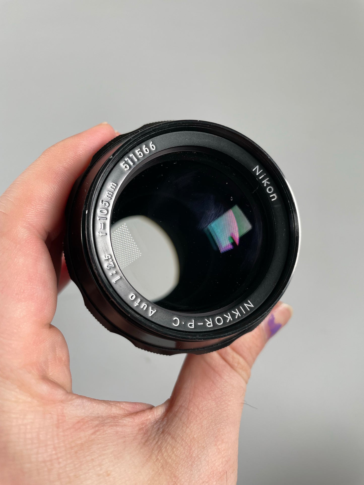 Nikon Nikkor P 105mm f2.5 Non Ai Prime Manual Focus Portrait Lens