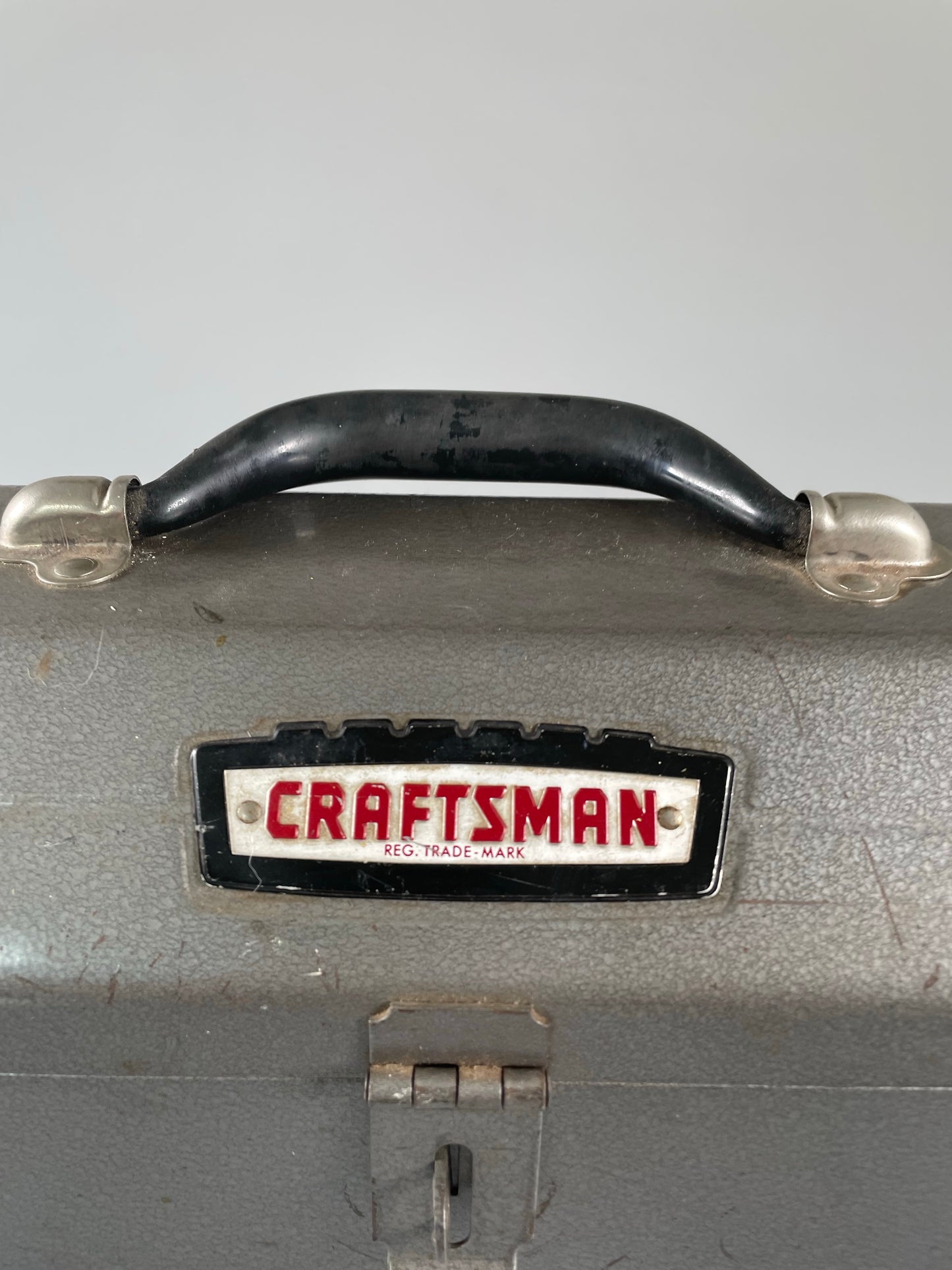 Vintage Sears Craftsman Socket Wrench Tool Box with insert Nice Original