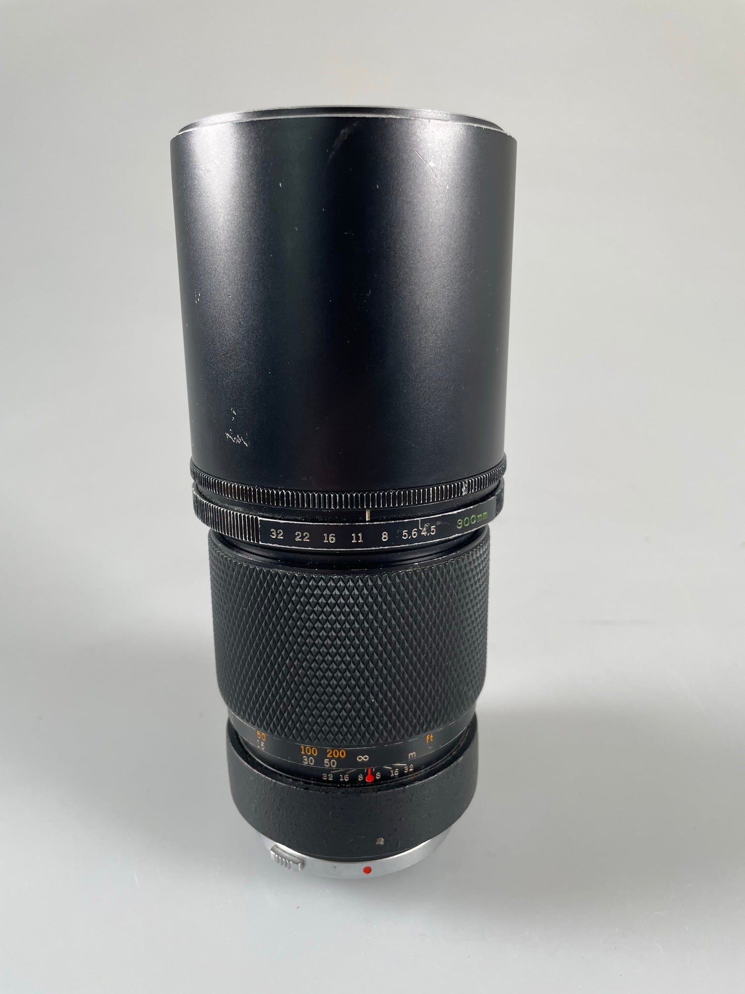 Olympus OM System F Zuiko Auto T 300mm f4.5 Telephoto MF Lens