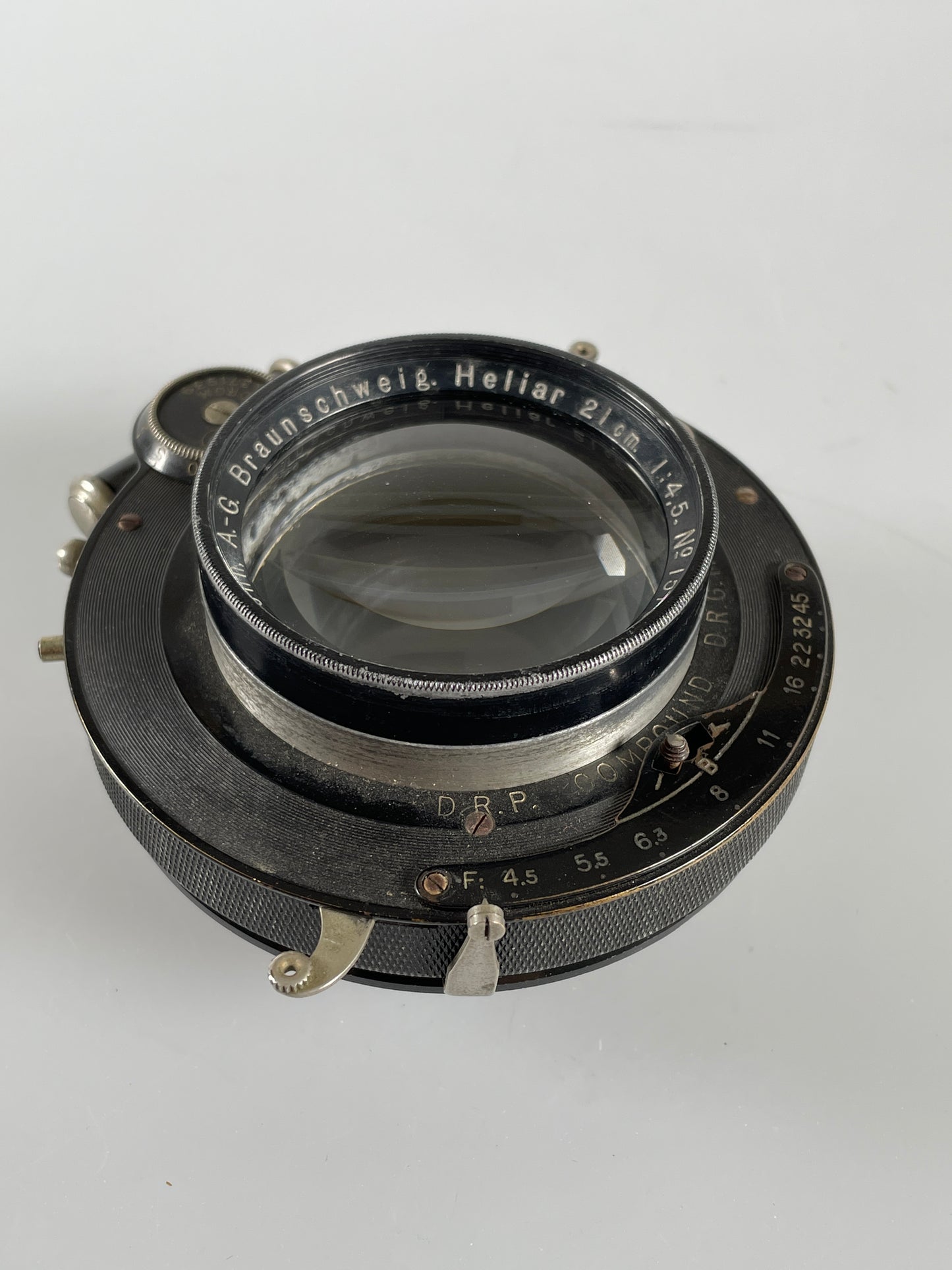 Voigtlander Sohn Heliar 21cm 210mm f4.5 large format lens