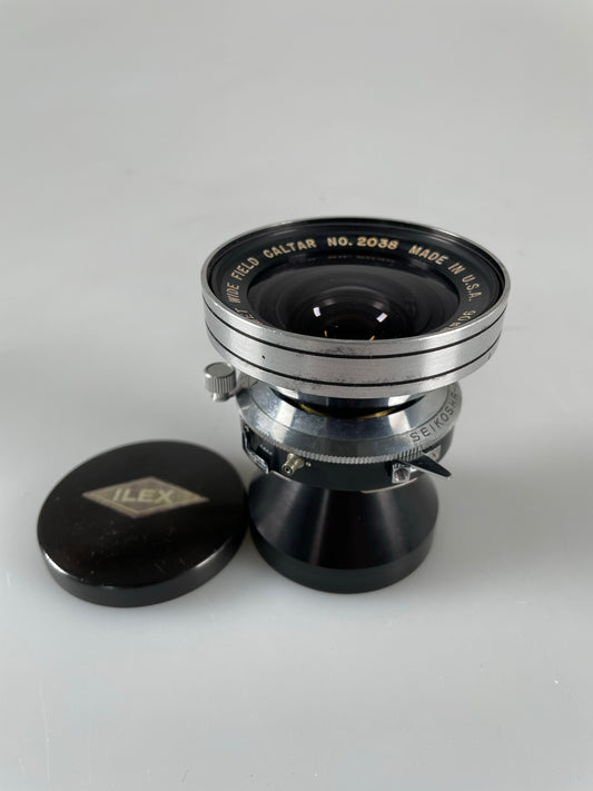 Ilex calumet wide field caltar 90mm f8 Large Format Lens in Shutter
