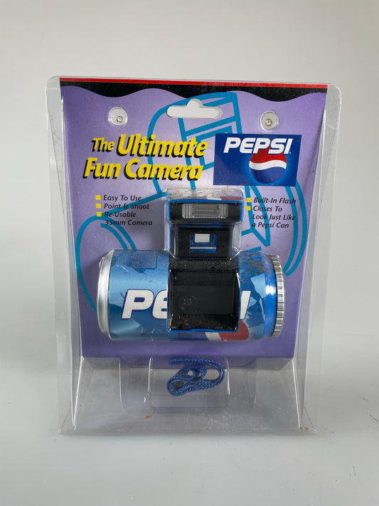 Vintage Pepsi Can Camera 35mm Flash the ultimate fun camera