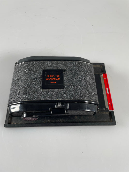 HORSEMAN 10EXP/120 6x7 ROLL FILM HOLDER BACK for 4x5 Camera