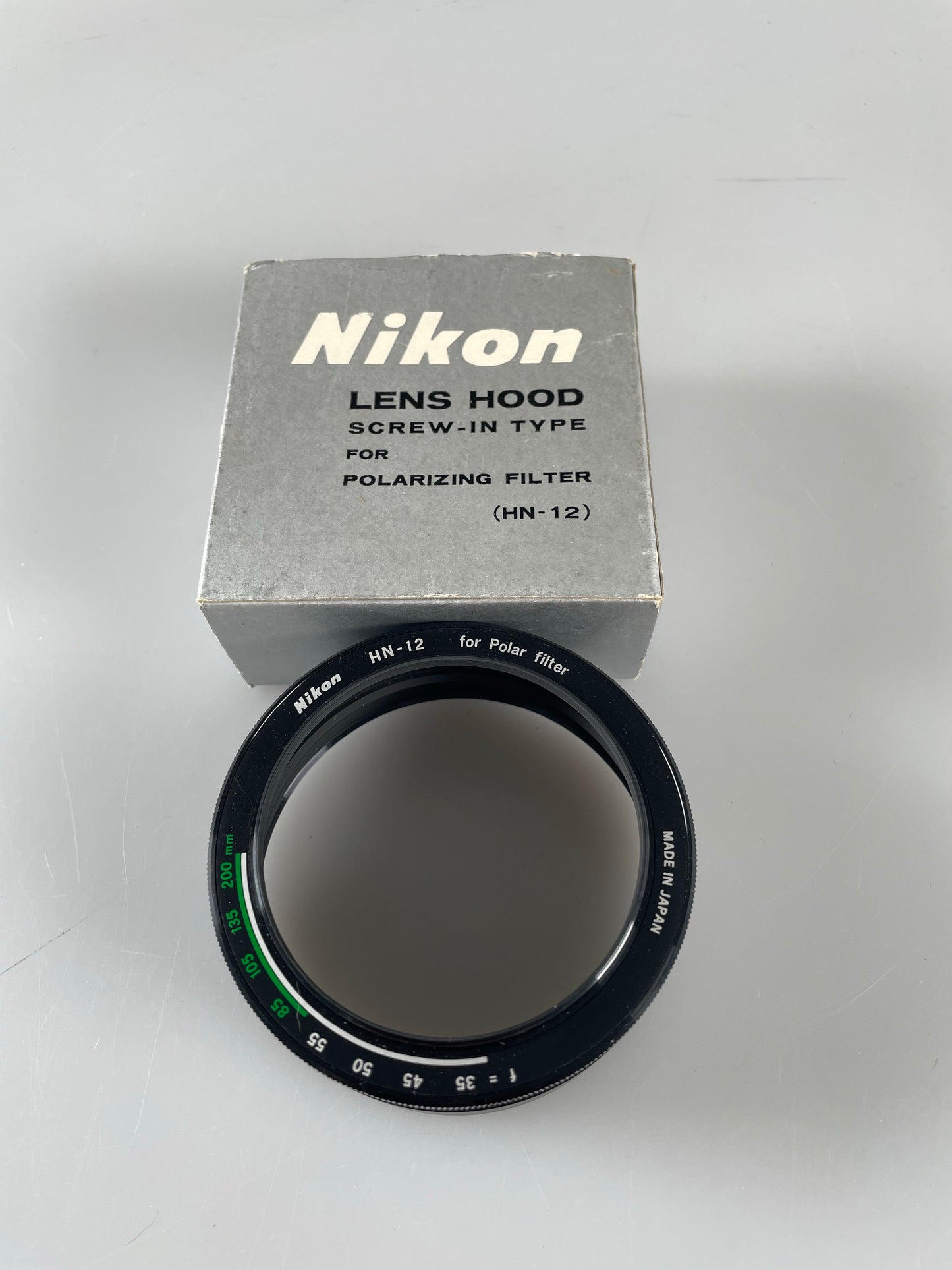 Genuine Nikon HN-12 Two-Piece Screw-In Lens Hood for 52mm Polarizing Filter