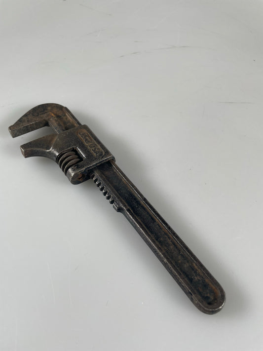 Ford USA Script Adjustable 8" Monkey Pipe Wrench Tool Model T Model A
