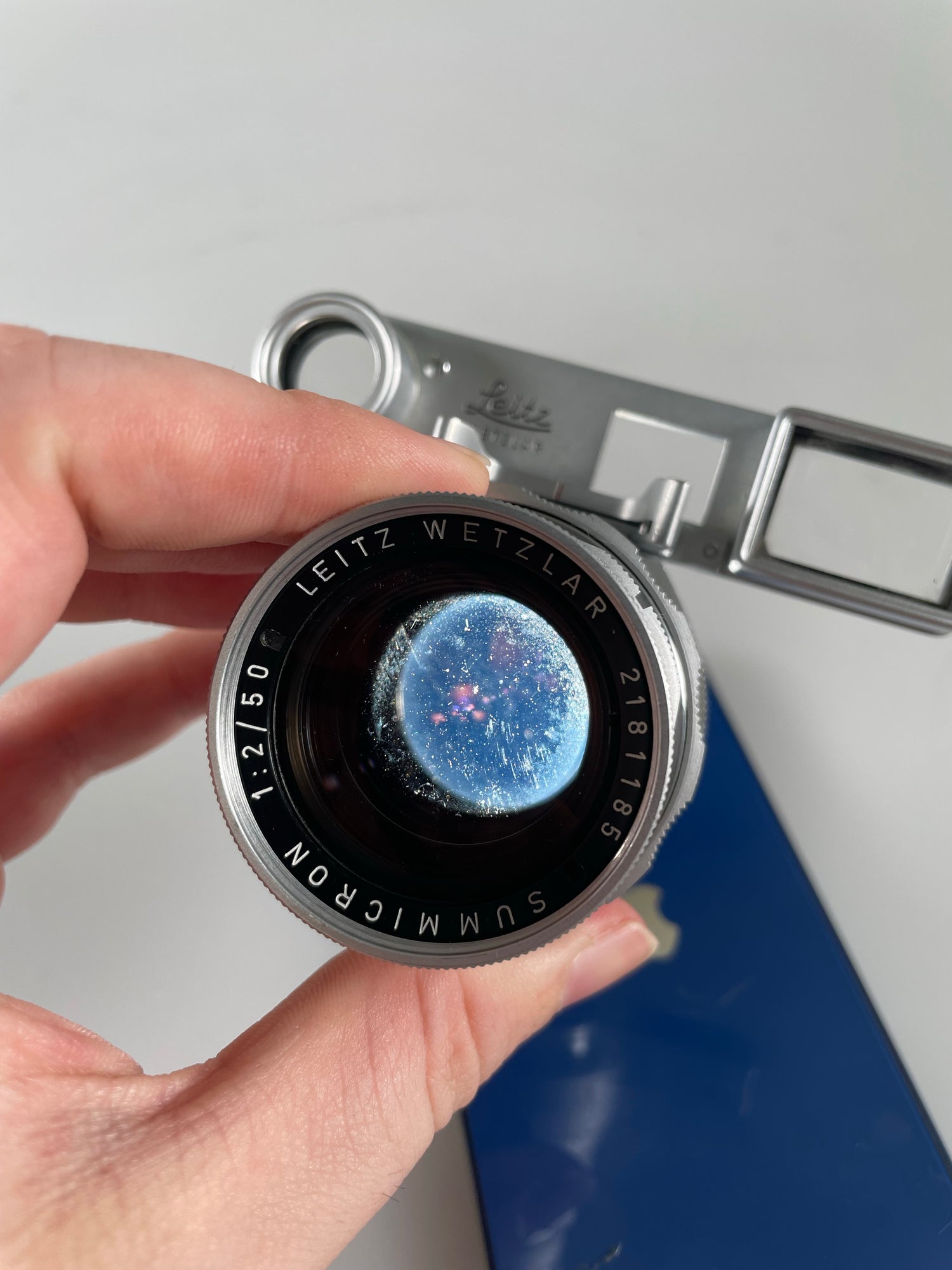 Leica Leitz DR Summicron 50mm F/2 Lens for Leica M #44558T-