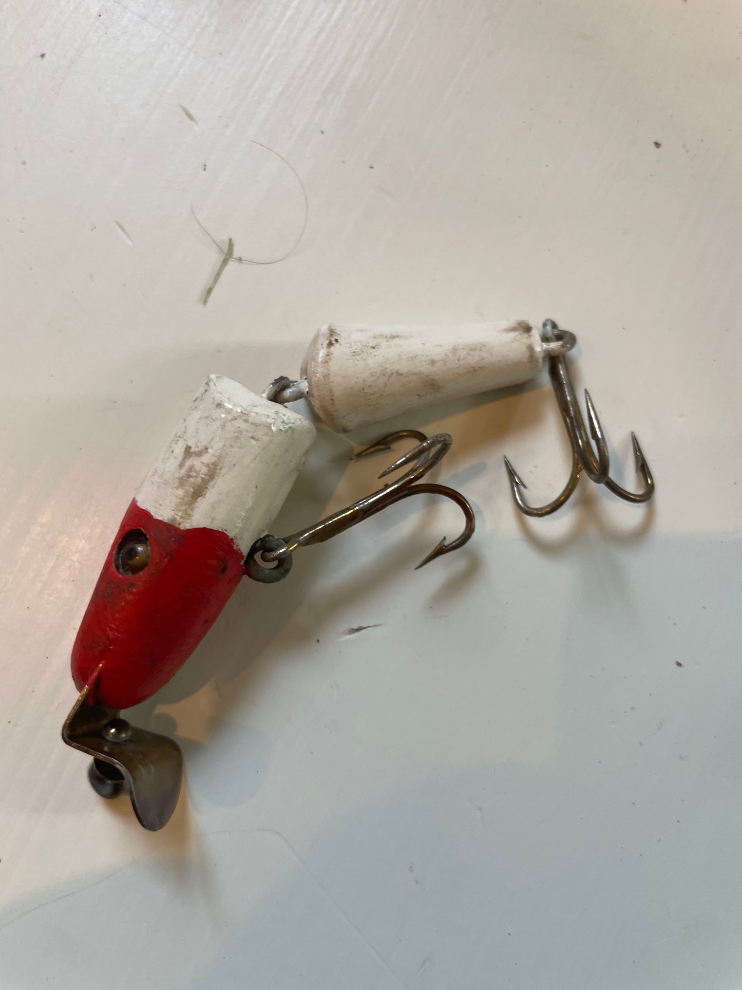 Vintage Creek Chub Jointed wiggle Red Head White – Cardinal Camera Used