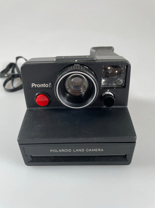 Vintage Polaroid Pronto! SX-70 Instant Land Camera w Strap - Tested