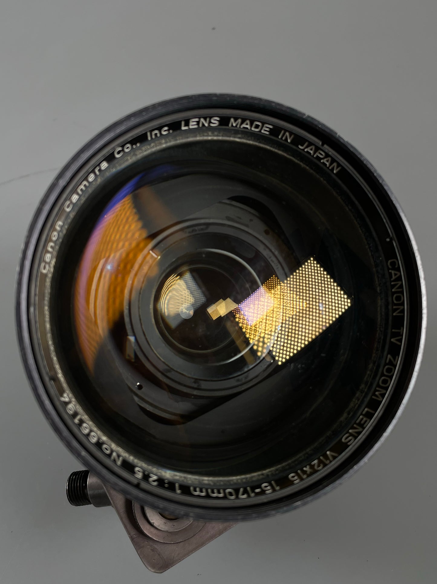 Canon camera co inc 16-170mm f2.5 V12x15 TV zoom lens cinema c mount