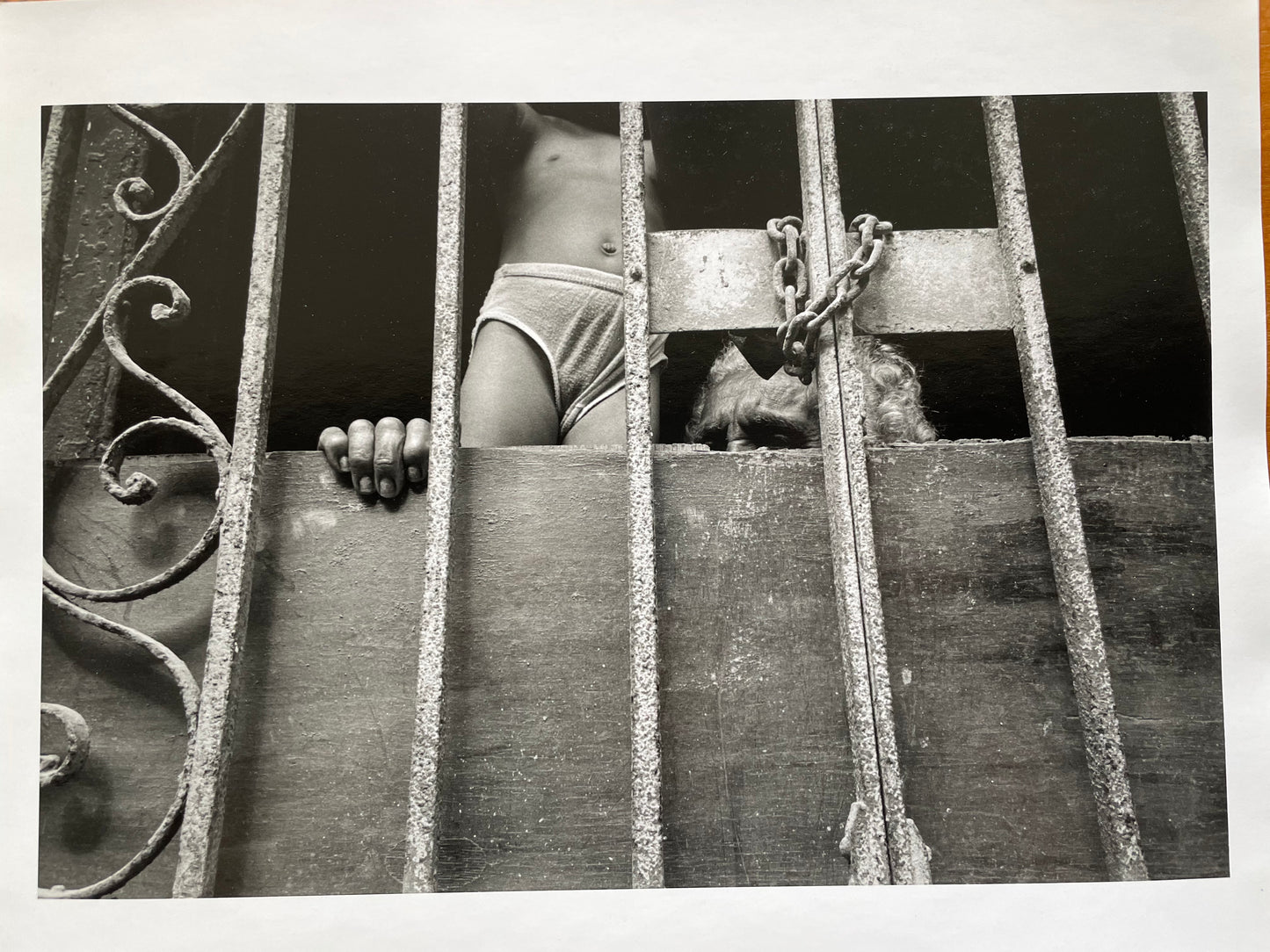 Susan S. Bank (American, 20th c.) Cuba Photograph Print Piercing through the darkness 11x14