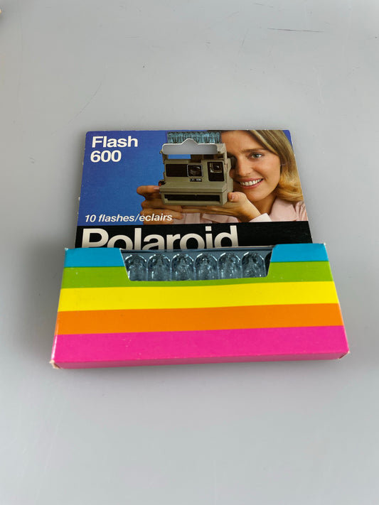 New NOS Polaroid Flashbar in Box for Polaroid 600 10 shots
