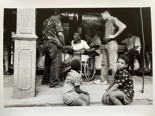 Susan S. Bank (American, 20th c.) Cuba Photograph Print Piercing through the darkness 11x14