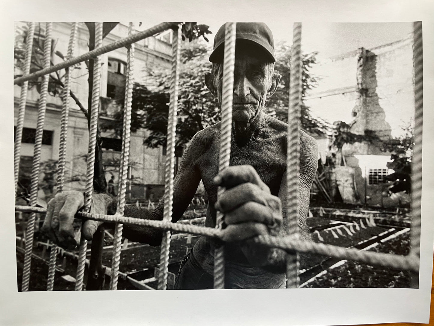 Susan S. Bank (American, 20th c.) Cuba Photograph Print Piercing through the darkness 11x14