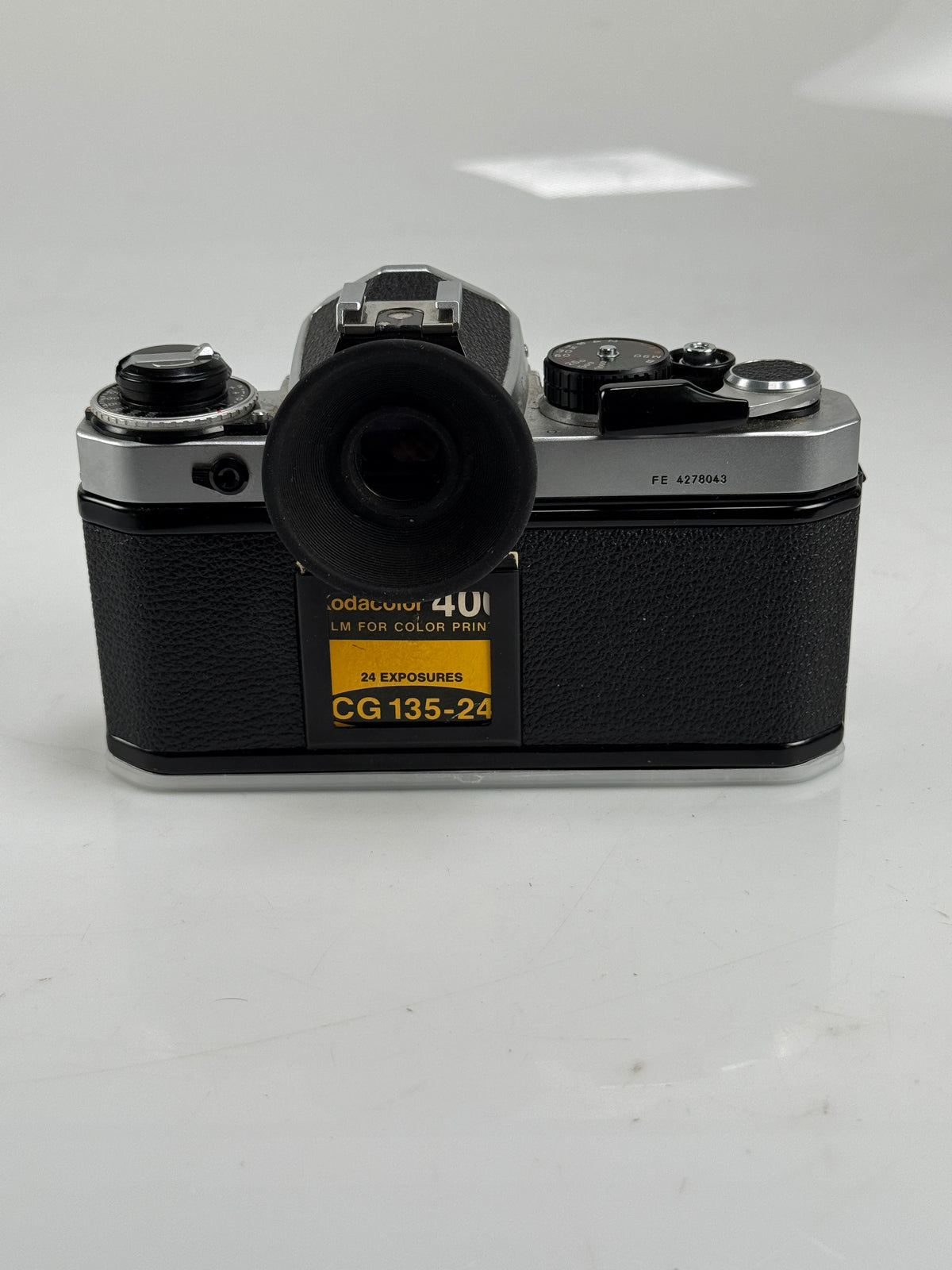 Nikon FE Chrome 35mm SLR Film Camera Body