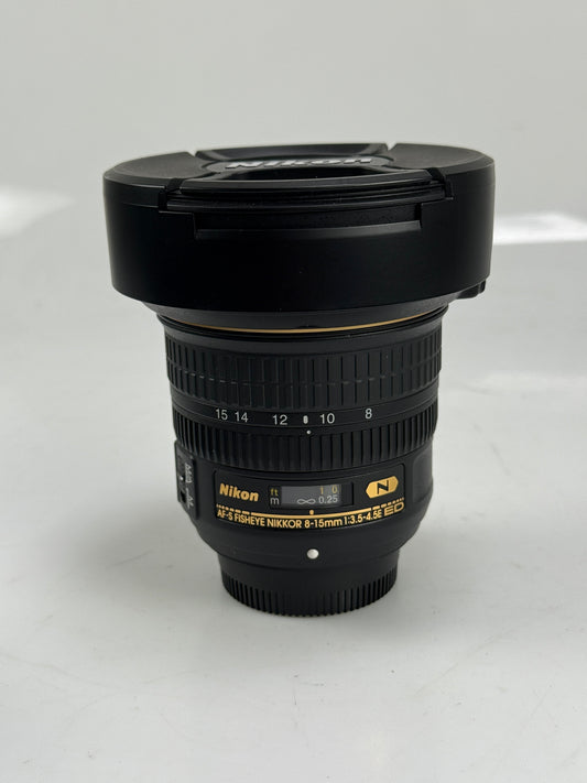 Nikon Nikkor AF-S 8-15mm f3.5-4.5 E ED Fisheye Lens
