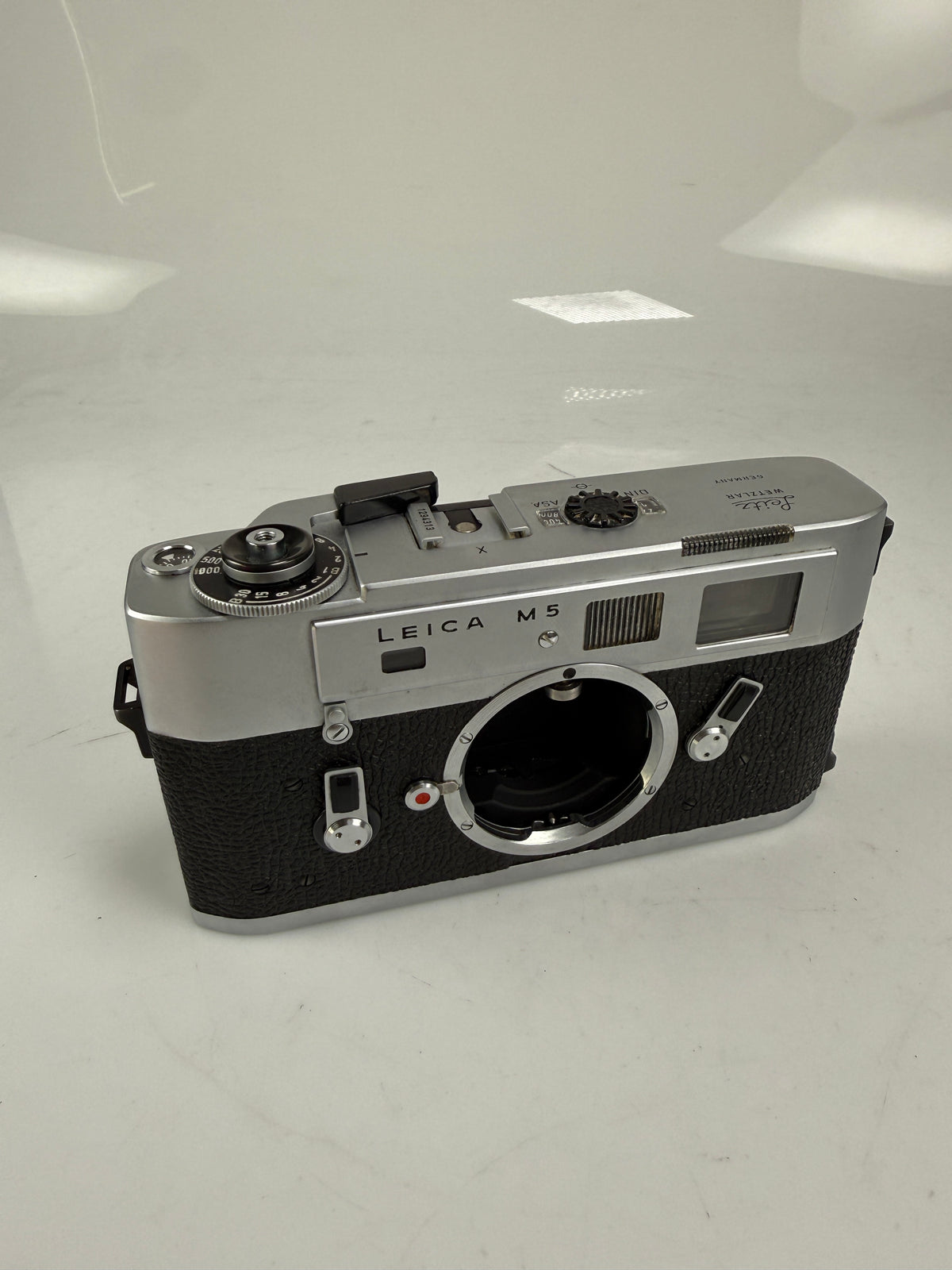 Leica M5 Chrome Rangefinder 35mm Film Camera 3 lug