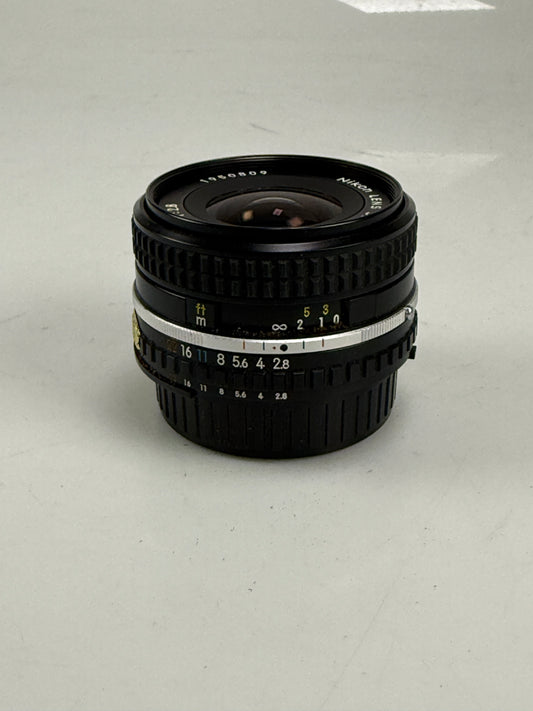 Nikon 28mm f2.8 Series E AI-s Manual Focus Lens black