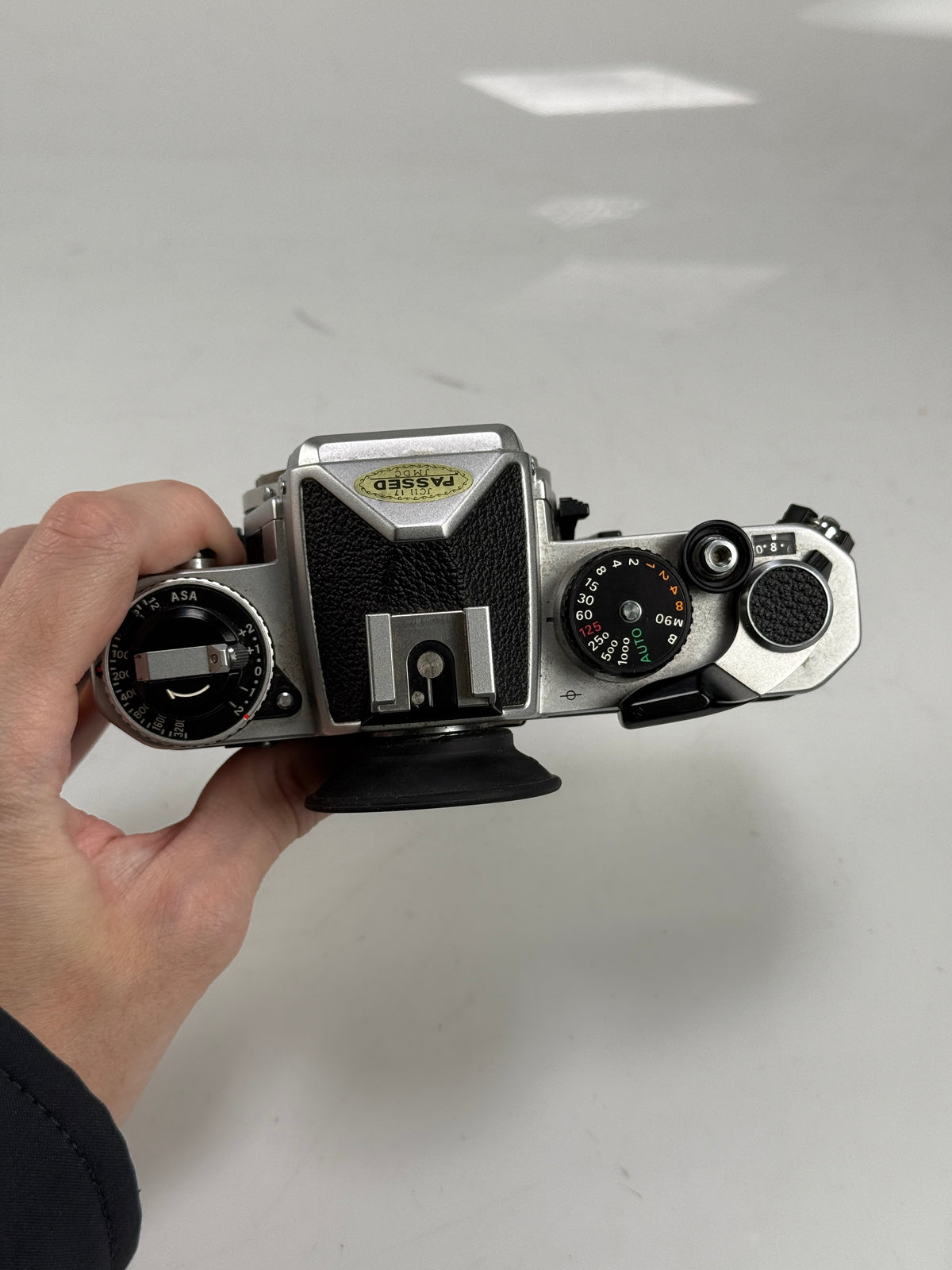 Nikon FE Chrome 35mm SLR Film Camera Body