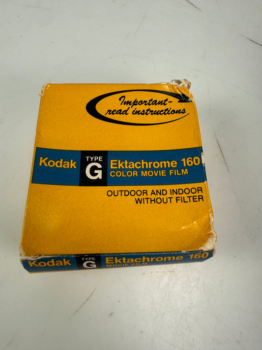 Kodak Ektachrome Super 8 160 Type G Tungsten Color Movie Film 8mm