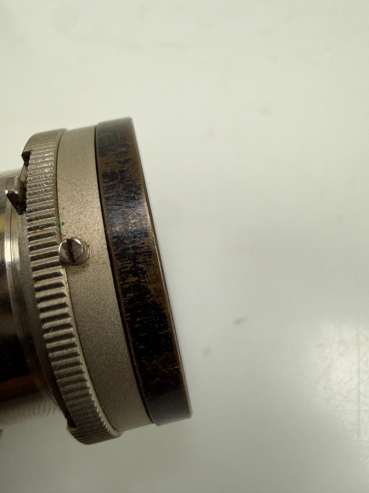 LEICA 50MM SUMMAR F2 PRE-WAR BLACK RIM NICKLE SM COLLAPSIBLE LENS RARE