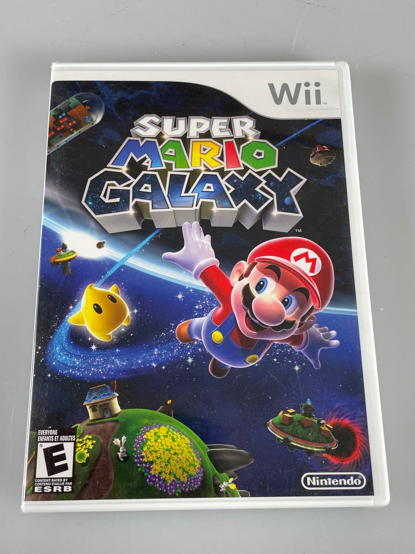 SEALED Super Mario Galaxy Original White Case Nintendo Wii Video Game