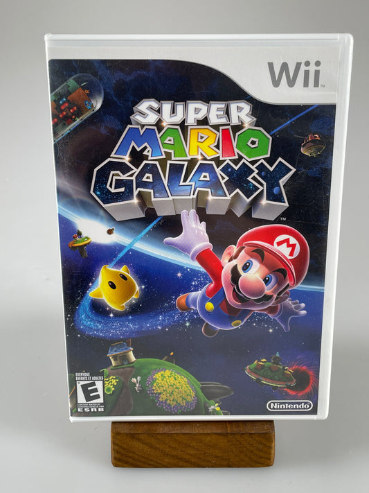 SEALED Super Mario Galaxy Original White Case Nintendo Wii Video Game