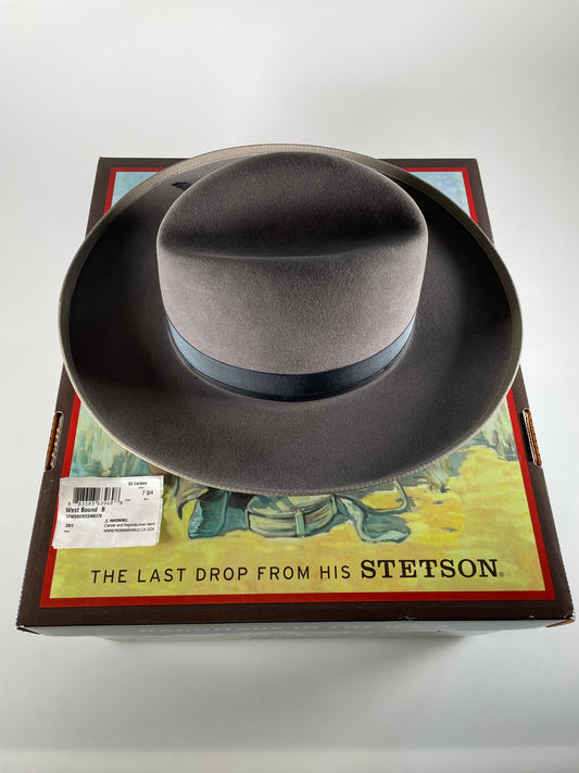 Stetson West Bound B Limited Edition Vintage Western Fedora Cowboy Hat (7 3/4)