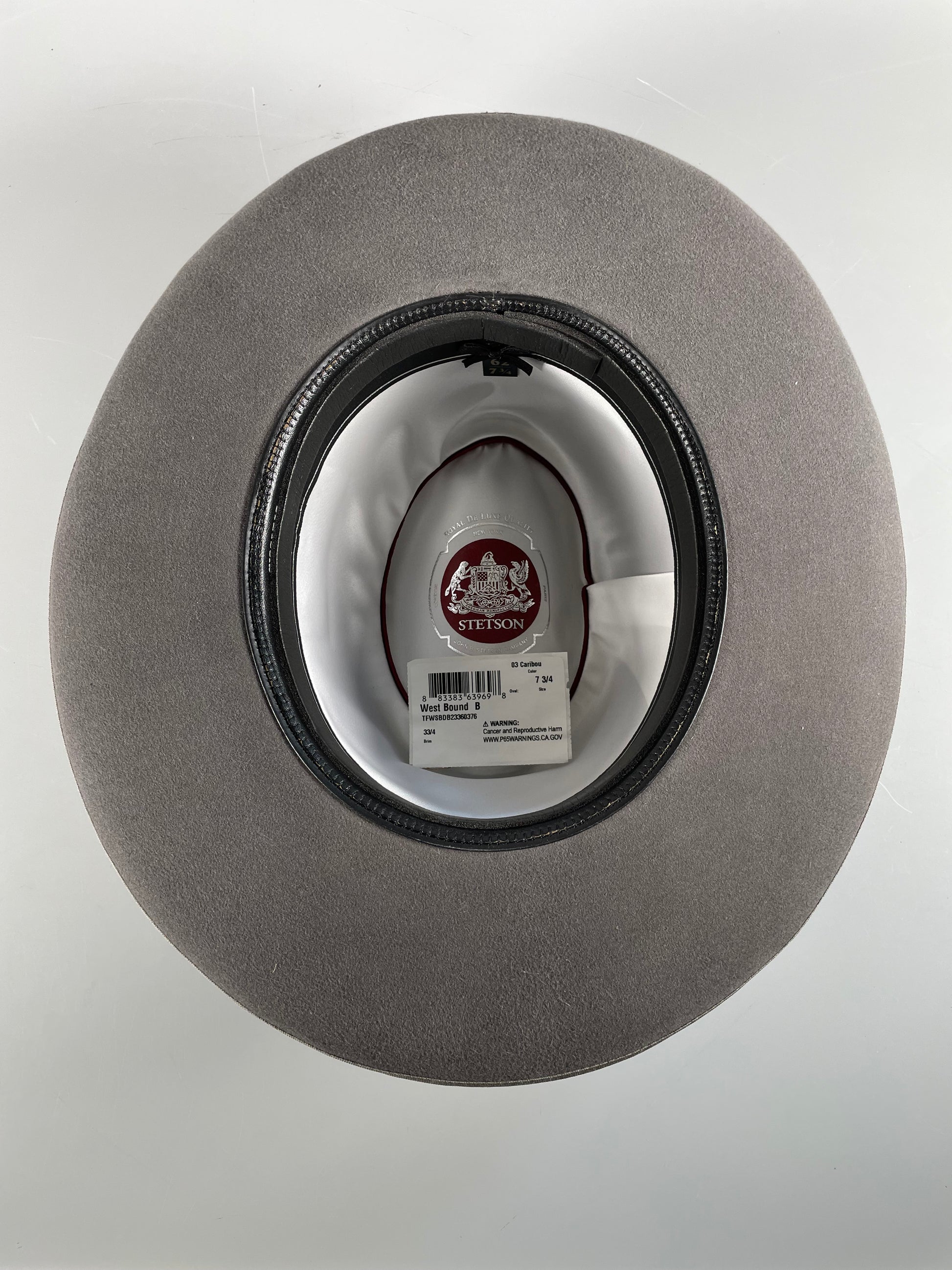 Stetson West Bound B Limited Edition Vintage Western Fedora Cowboy Hat Cardinal Camera Used