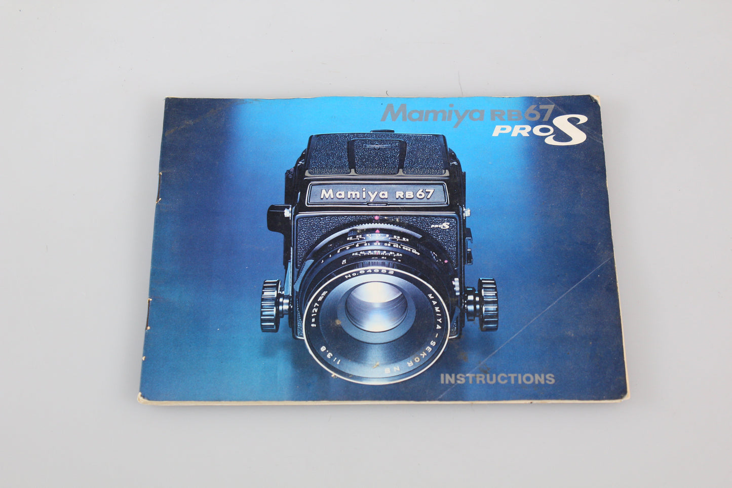 Mamiya RB67 pro S Instruction Booklet,  Manual