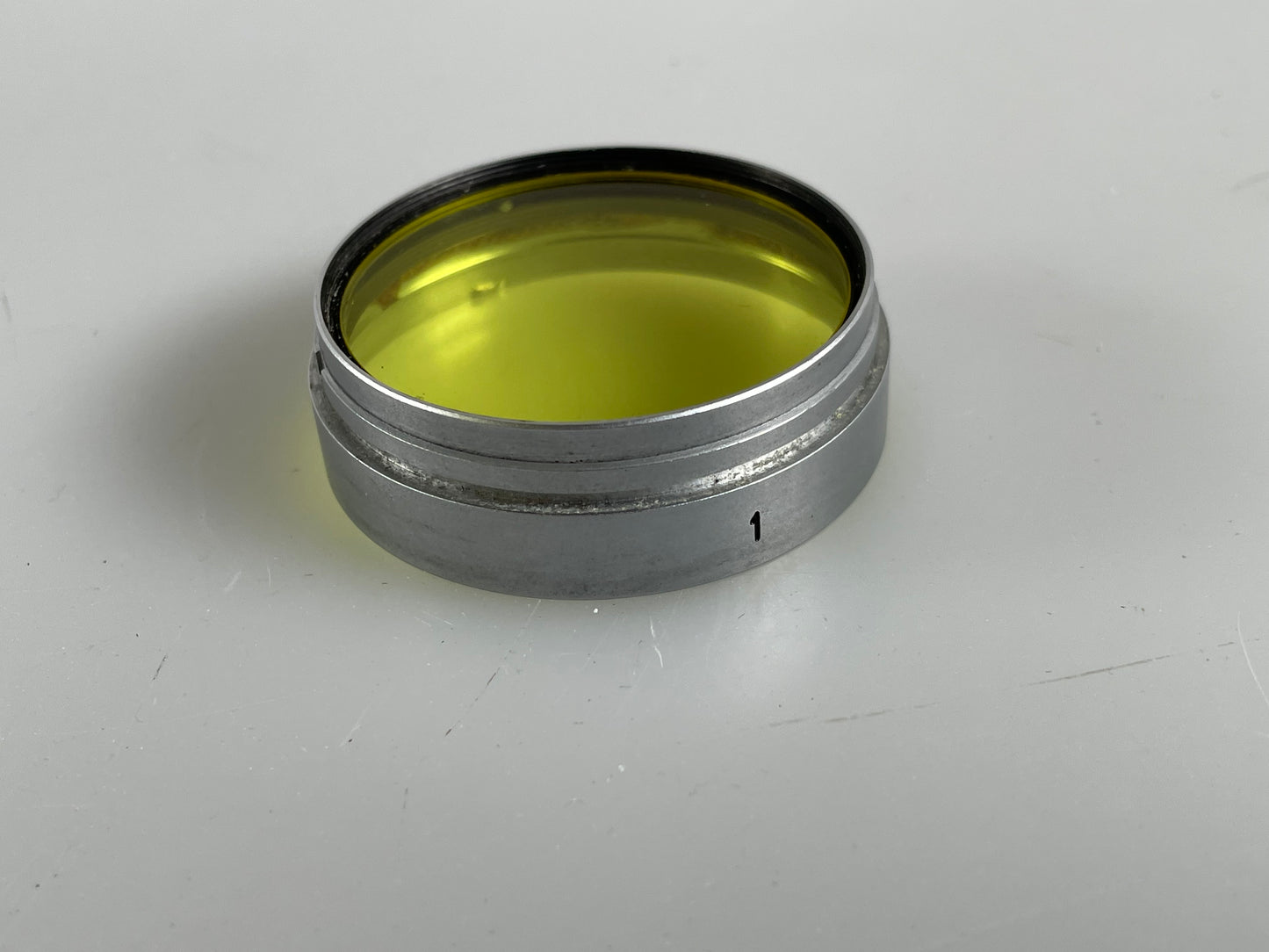 Leica Push On 1 Yellow Chrome Lens Filter for Summarit