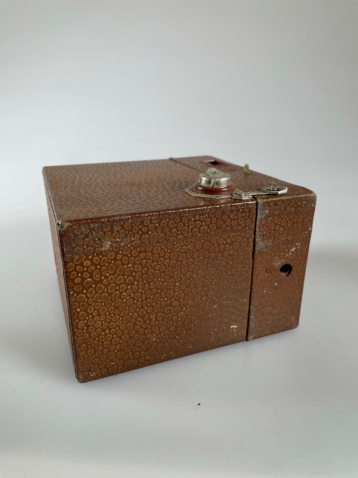 Kodak Beau Brownie No. 2A  BROWN Art Deco Box Camera