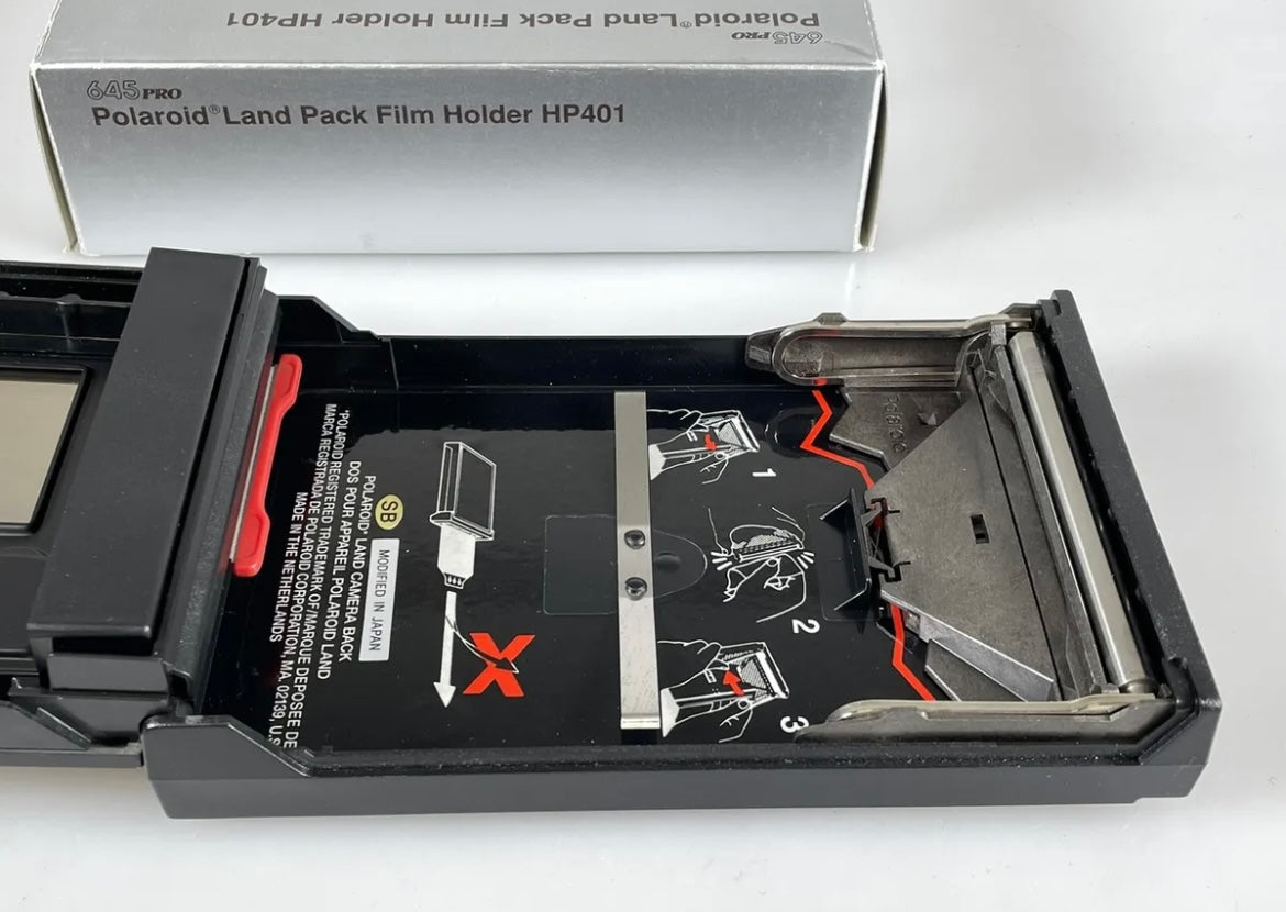 Mamiya 645 PRO Polaroid Back Land Pack Film Holder HP401 w/Box