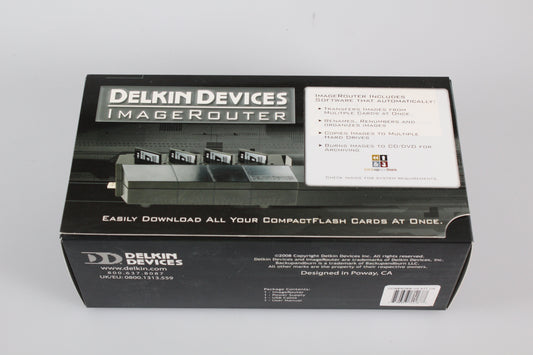 Delkin Devices Image Router. Professional 4 CF DDREADER-40 Card Reader CF