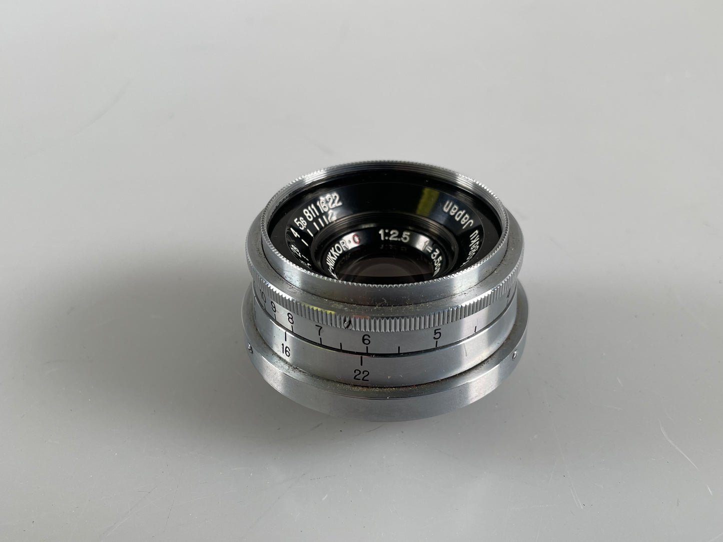 Nikon W Nikkor C Nippon Kogaku 3.5cm 35mm f2.5 Rangefinder lens