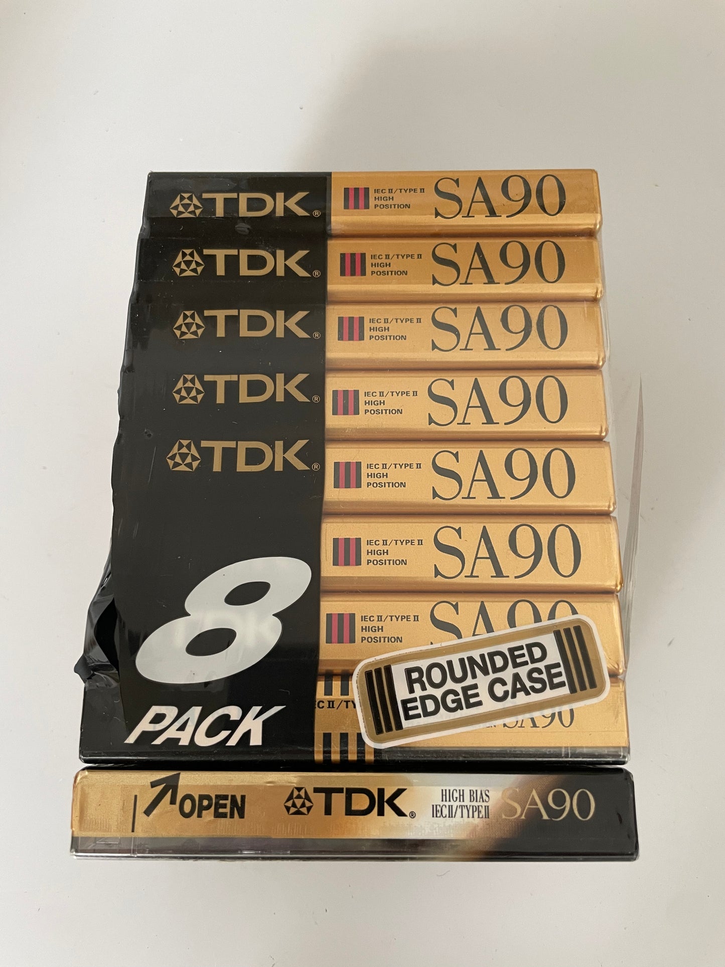 TDK SP90 High Position Type II/IEC II Cassette "Sealed" lot of 9