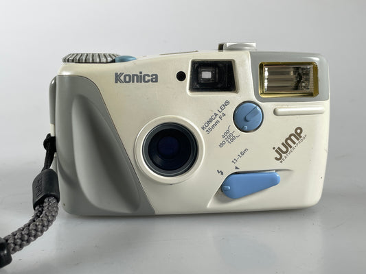 Konica Jump Weatherproof 35mm f4 Compact Camera 35mm point and shoot