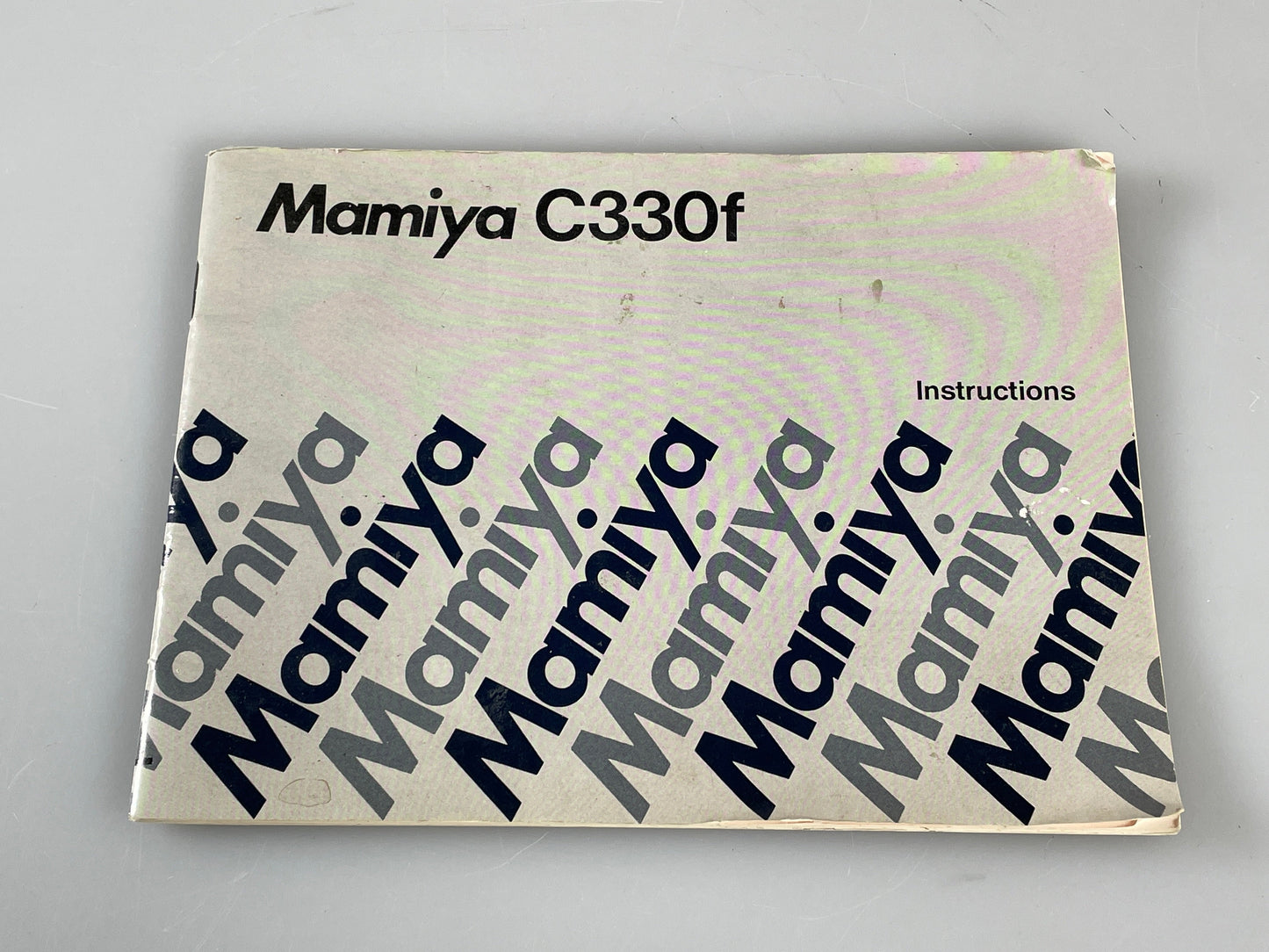 Mamiya C330F Instruction Manual Booklet