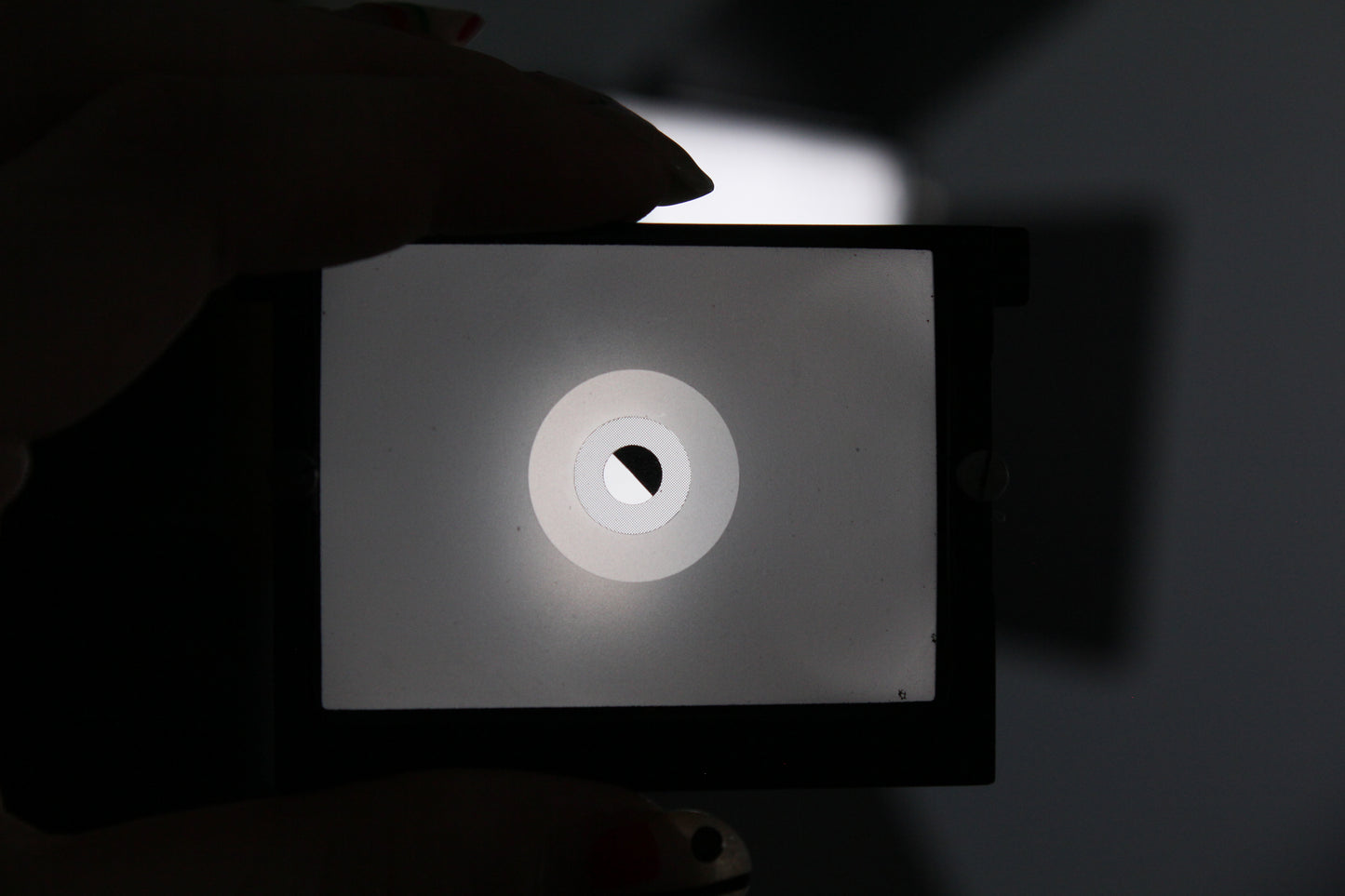 Mamiya 645 Focusing Screen spot rangefinder