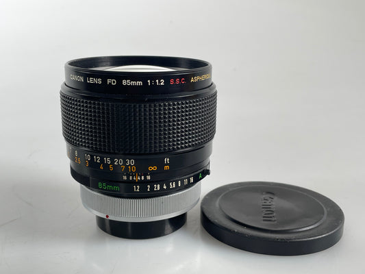Canon FD 85mm f1.2 S.S.C. SSC Aspherical Lens