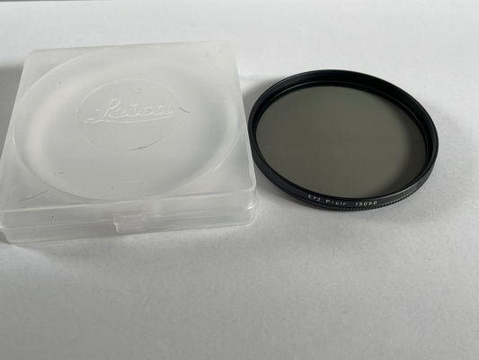 Leica E72 72mm Circular Polarization Filter Black #13050